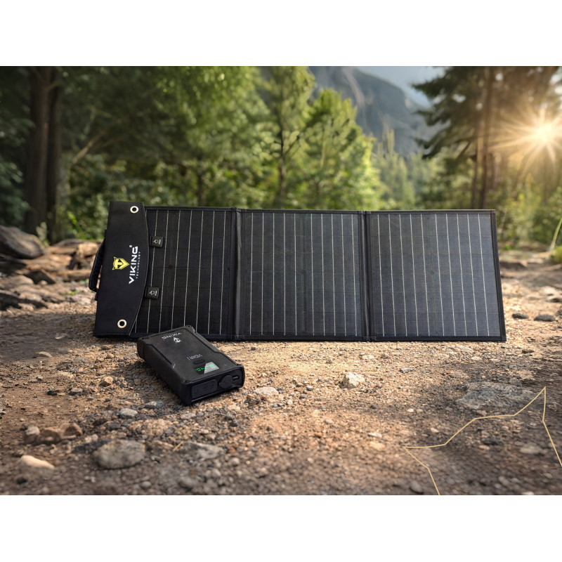 Set powerbanka Viking VIDAR I a solárny panel Viking L60 PD