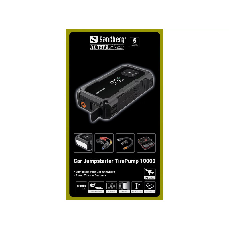 NONAME - Sandberg Car Jumpstarter TirePump 10000