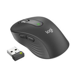 LOGITECH Signature M650 for Business/Kancelárska/Laserová/Pre pravákov/4 000 DPI/USB+BT/Grafitová