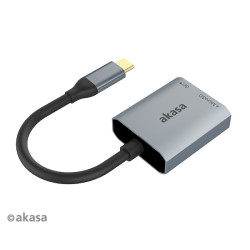 AKASA USB 3.2 Type-C Dual čítačka kariet