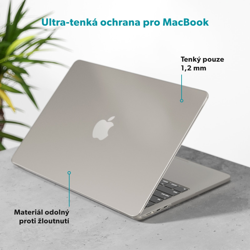 Epico Slim Shell pre Macbook Air 13,6'' - matná