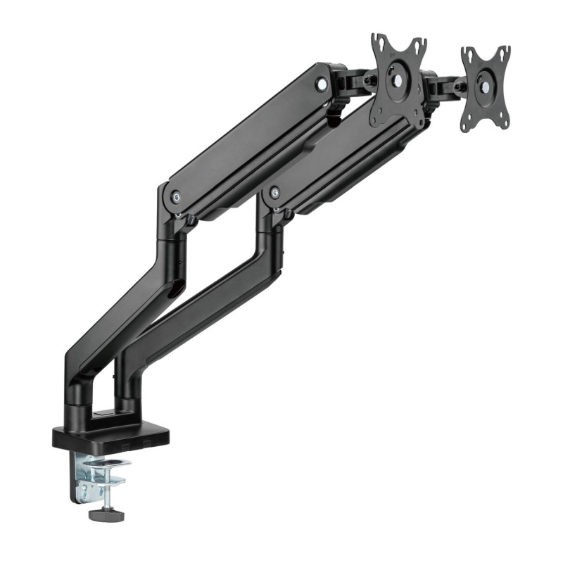 Držiak monitora Brateck LDT60-C024 dve ramená vedľa seba mechanická pružina Heavy Duty
