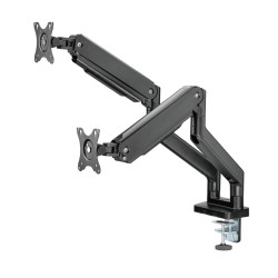 Držiak monitora Brateck LDT60-C024 dve ramená vedľa seba mechanická pružina Heavy Duty