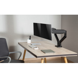 Držiak monitora Brateck LDT60-C024 dve ramená vedľa seba mechanická pružina Heavy Duty