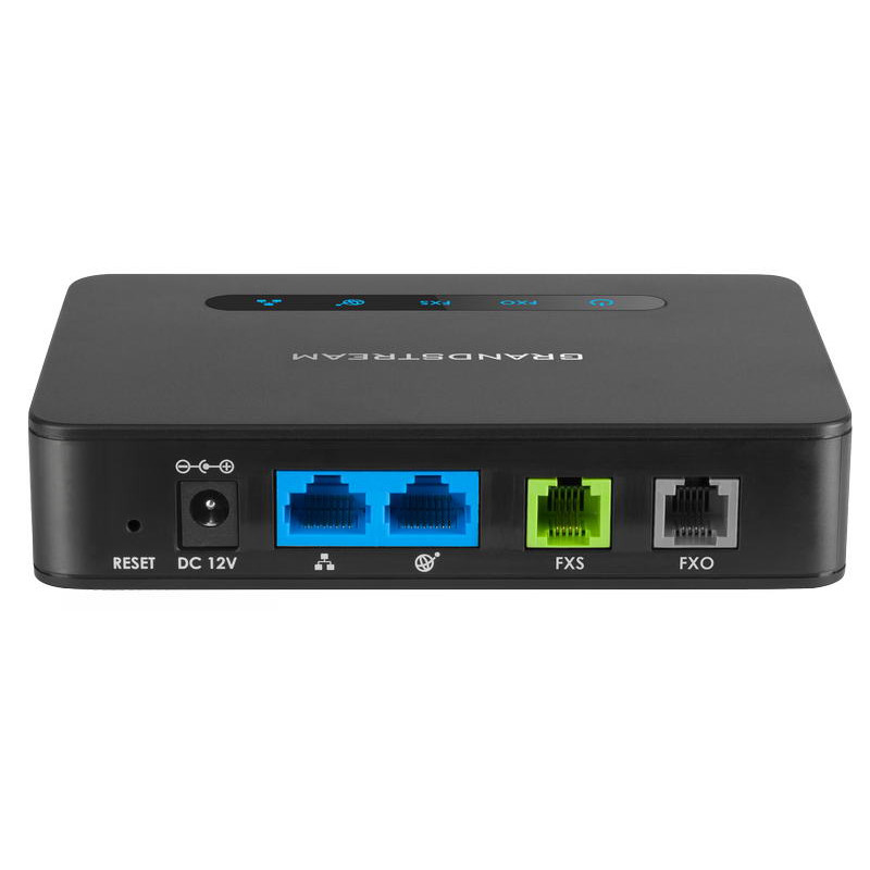 Grandstream HT813 1FXS, 1FXO ATA brána, 2 SIP úč,2x100Mb LAN, NAT router, 3-way konf., provisioning