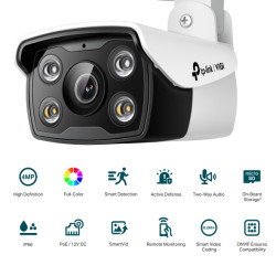 TP-LINK - VIGI C340(6mm) 4MP Outdoor farebná Bullet Net Cam