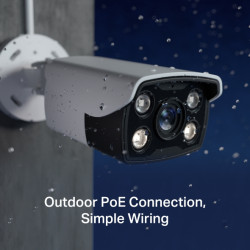 TP-LINK - VIGI C340(6mm) 4MP Outdoor farebná Bullet Net Cam