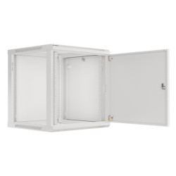 LANBERG RACKOVÁ SKRIŇA 19'' NÁSTENNÁ 12U/600X600 PRO VLASTNÚ MONTÁŽ S KOVOVÝMI DVERAMI ŠEDÁ