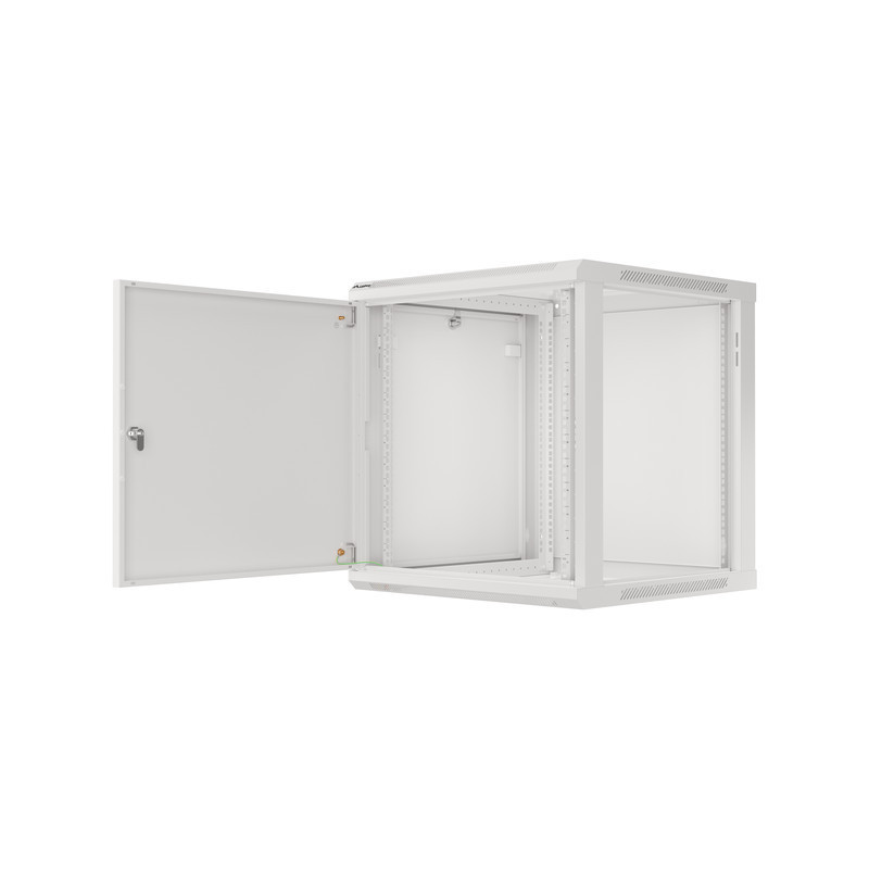 LANBERG RACKOVÁ SKRIŇA 19'' NÁSTENNÁ 12U/600X600 PRO VLASTNÚ MONTÁŽ S KOVOVÝMI DVERAMI ŠEDÁ