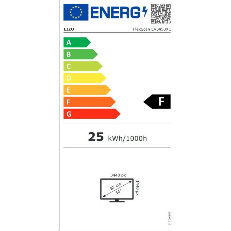 34'' LED EIZO EV3450XC - UWQHD +, IPS, cam, curved