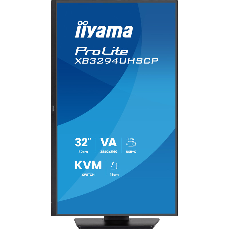 iiyama ProLite/XB3294UHSCP-B1/31,5''/VA/4K UHD/60Hz/2ms/Čierna/5R