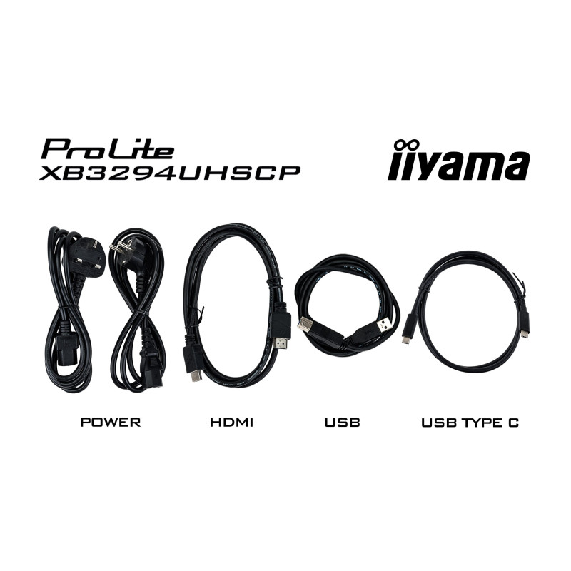 iiyama ProLite/XB3294UHSCP-B1/31,5''/VA/4K UHD/60Hz/2ms/Čierna/5R