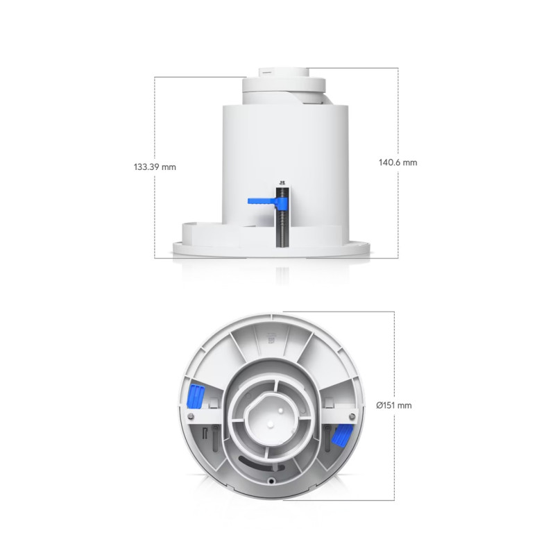 Ubiquiti UACC-G6-PTZ-ICM-W, G6 PTZ In-Ceiling Mount, biela
