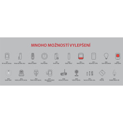 iGET SECURITY M5-4G Premium - Inteligentný 4G/WiFi/LAN alarm, ovládanie kamer a zásuviek, Android, iOS