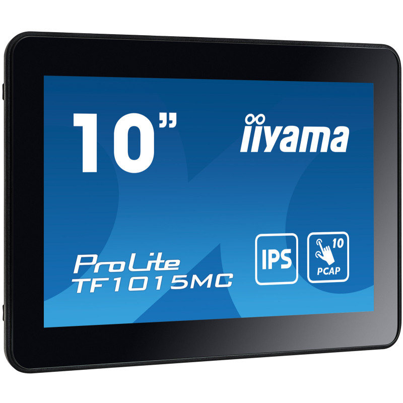 10'' iiyama TF1015MC-B3: WXGA, 10P, VGA, HDMI, DP