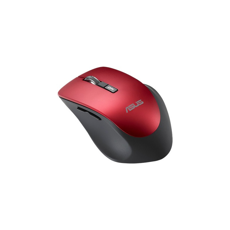 ASUS WT425/Ergonomická/Optická/Bezdrôtová USB/Červená