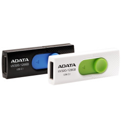 ADATA UV320/128GB/USB 3.2/USB-A/Biela