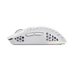 Trust Gaming GXT 929W Helox/Herná/Optická/Pre pravákov/4 800 DPI/Bezdrôtová USB/Biela