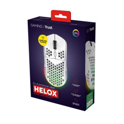 Trust Gaming GXT 929W Helox/Herná/Optická/Pre pravákov/4 800 DPI/Bezdrôtová USB/Biela