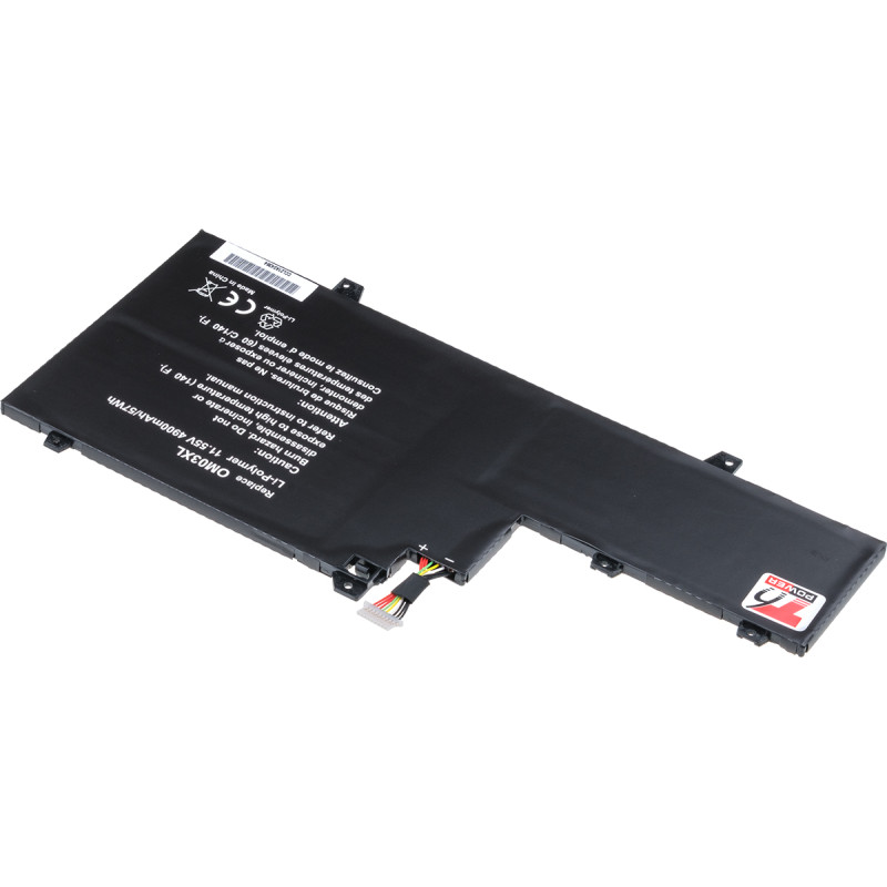 Batérie T6 Power pre HP EliteBook x360 1030 G2, 4900mAh, 57Wh, 3cell, Li-pol, type 1