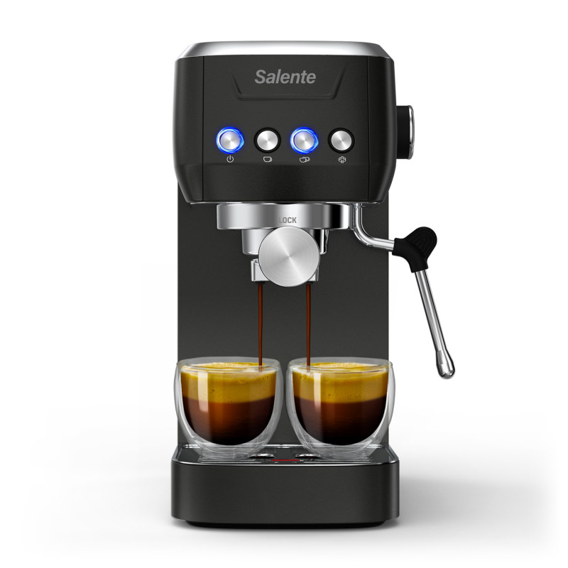 Salente Coffio, pákový kávovar, black-anthracite