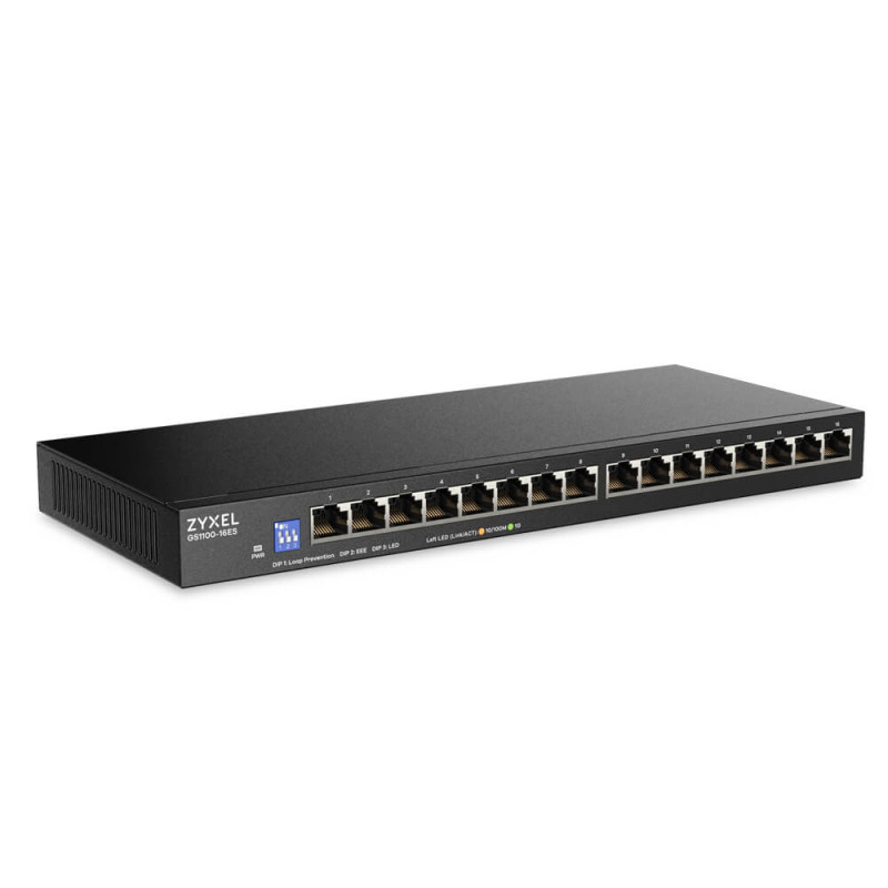 ZYXEL 16xGb unmanaged switch GS1100-16ES