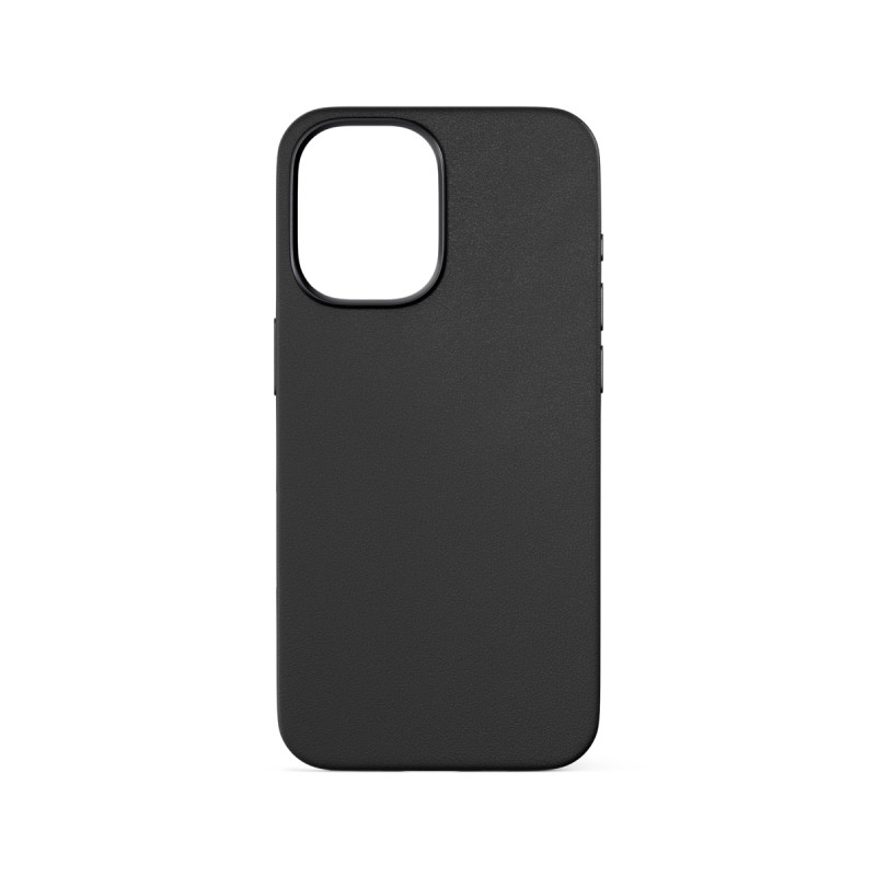 Epico Mag+ kožený kryt iPhone 16 - čierna