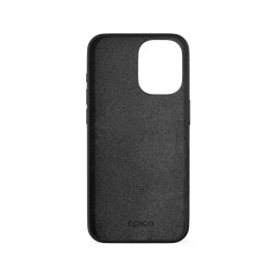 Epico Mag+ kožený kryt iPhone 16 - čierna