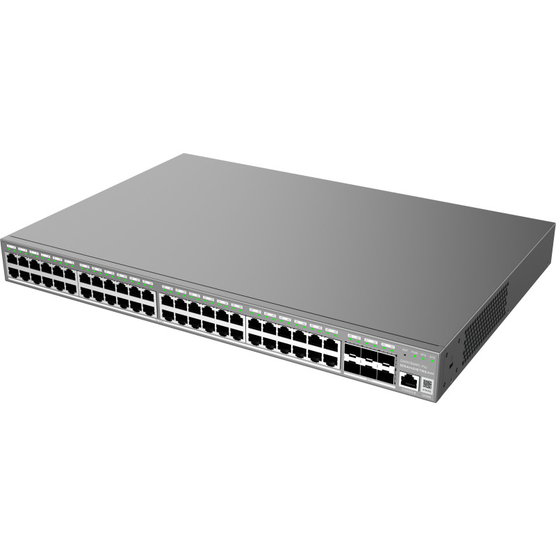 Grandstream GWN7806PL Pro Layer 2++ Managed switch, 48x 1Gb RJ45, PoE, 6x SFP+, stacking