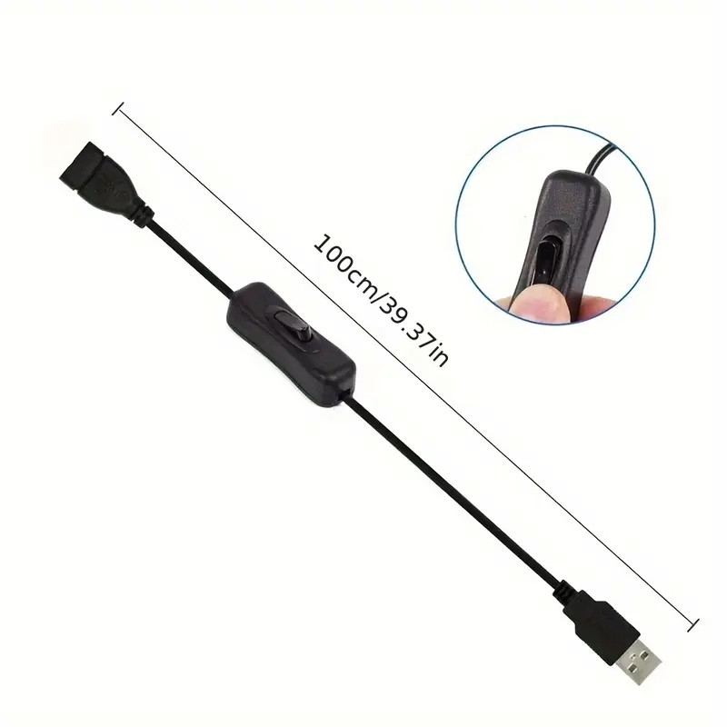 PremiumCord predlž. s vyp. USB M/F 1m