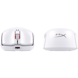 HyperX Pulsefire Haste 2 Mini/Herná/Optická/Pre pravákov/26 000 DPI/Drôtové/Bezdrôtové/Biela