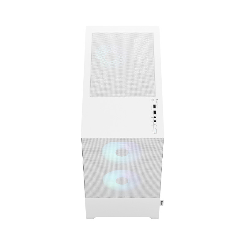 Fractal Design Pop Mini Air RGB White TG Clear Tint/Micro Tower/Transpar./White
