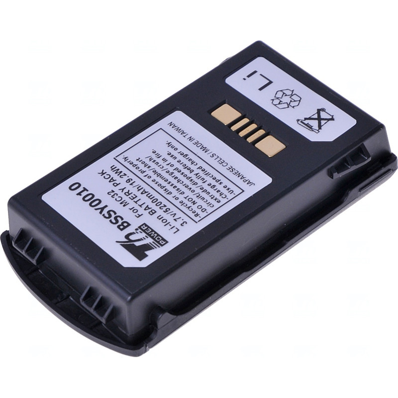 Batéria T6 Power pre Motorola Zebra MC3200, MC32N0-G, MC32N0-R, MC32N0-S, 5200mAh, 19,2Wh, Li-ion