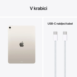Apple iPad Air 11'' (M4) - 2026/Wi-Fi/11''/2360x1640/12GB/256GB/iPadOS26/Starlight