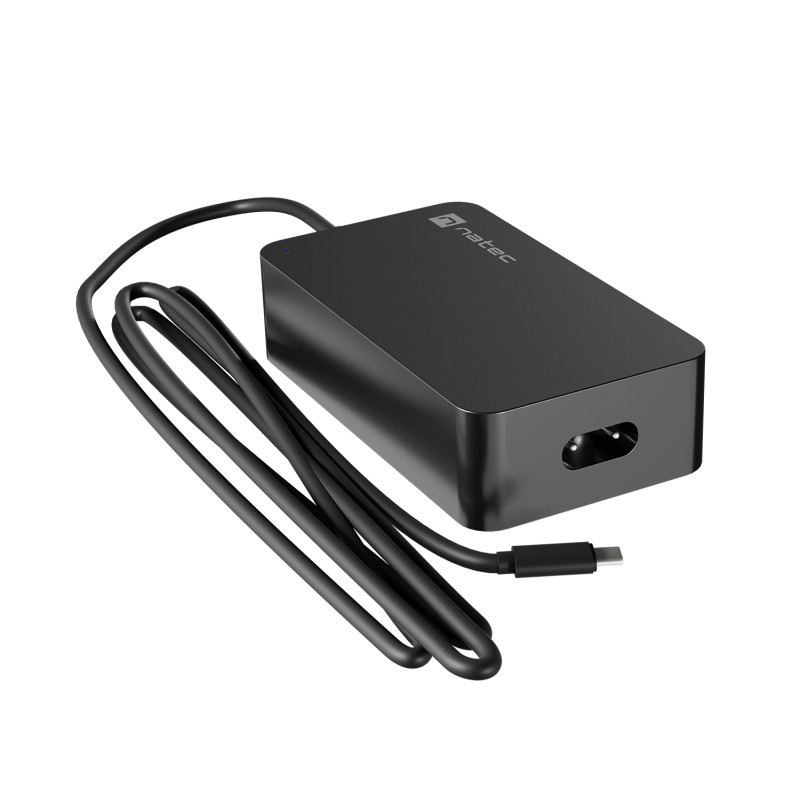 Nabíjačka Natec GRAYLING GAN USB-C 65W pre notebooky, tablety, smartfóny