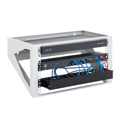 TRITON - 19'' nástenný rám 6U/300 RAL7035
