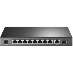 TP-Link TL-SG1210P 8xGb POE + 63W, 1xGb RJ45 nonPOE, 1xSFP, desktop switch, kov.