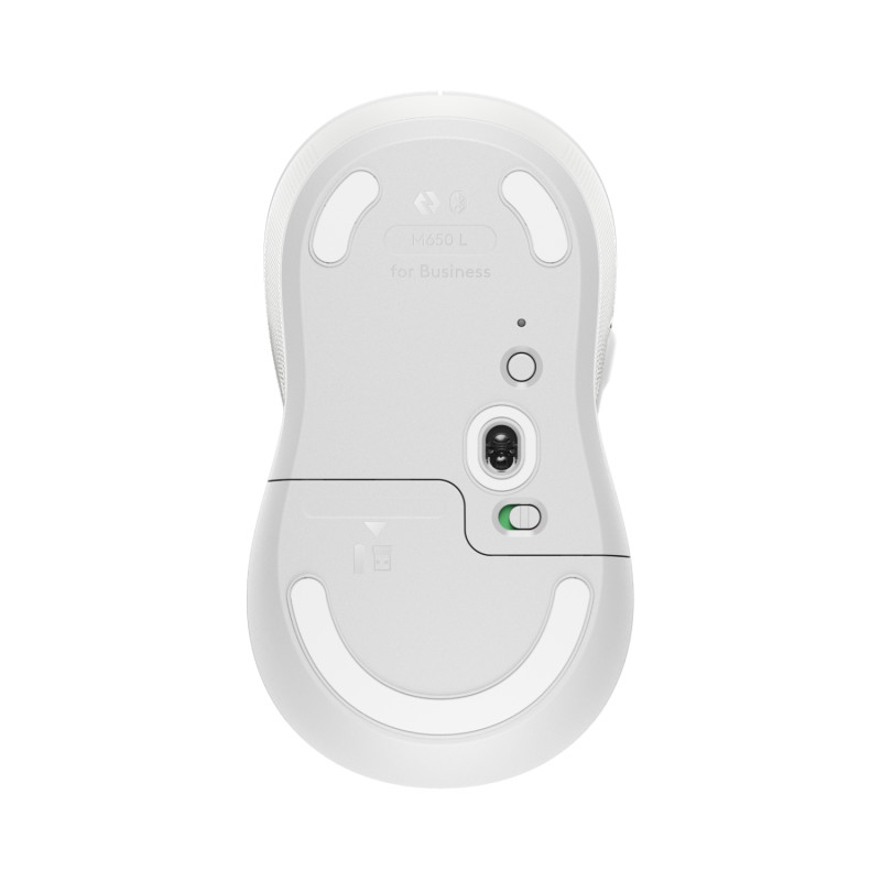 LOGITECH Signature M650 for Business/Kancelárska/Laserová/Pre pravákov/4 000 DPI/USB+BT/Biela