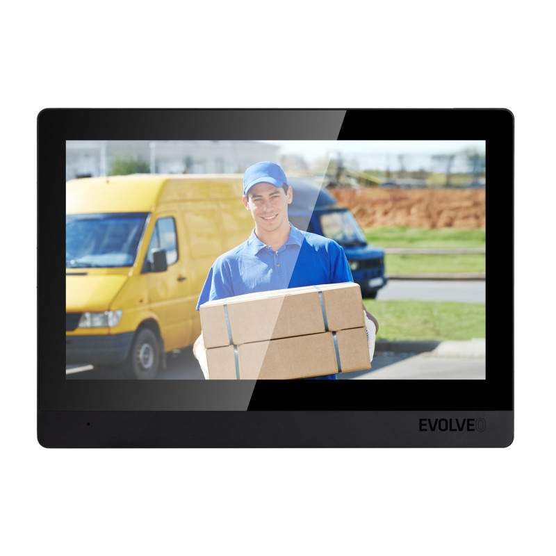 EVOLVEO DoorPhone AHD10, Sada domáceho WiFi videotelefónu s ovládaním dverí a RFID, černý 10'' monito