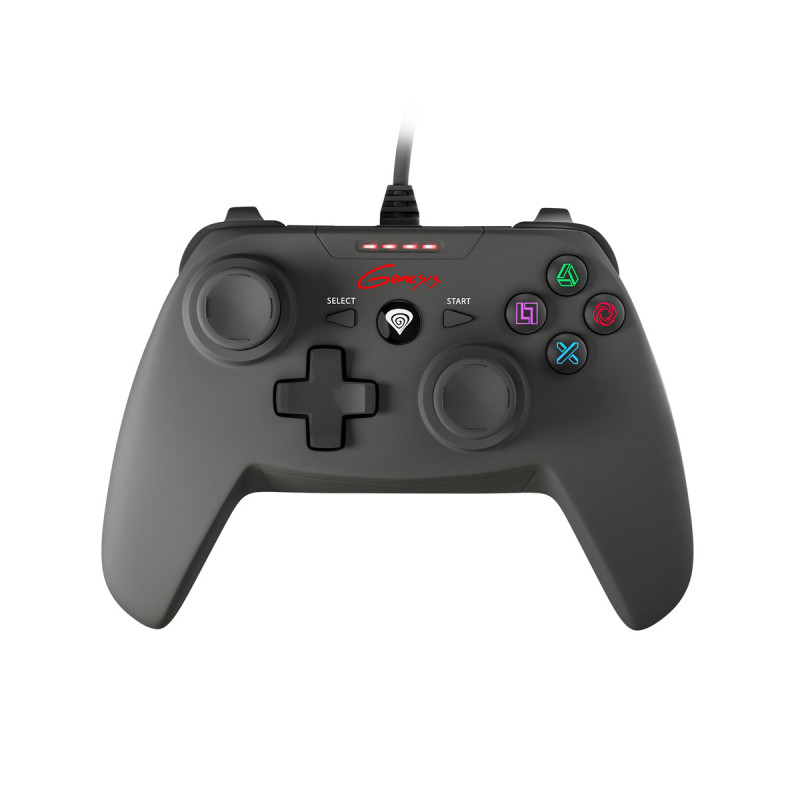 Drôtový gamepad Genesis P58, pre PS3/PC, vibrácie