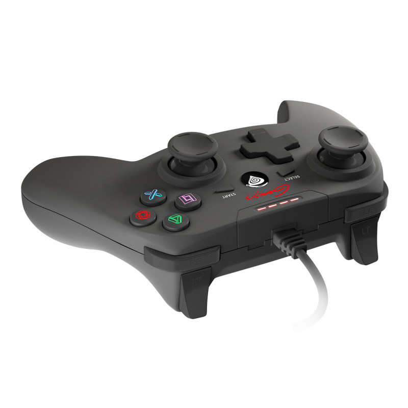 Drôtový gamepad Genesis P58, pre PS3/PC, vibrácie