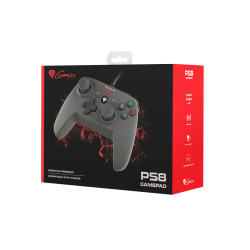 Drôtový gamepad Genesis P58, pre PS3/PC, vibrácie