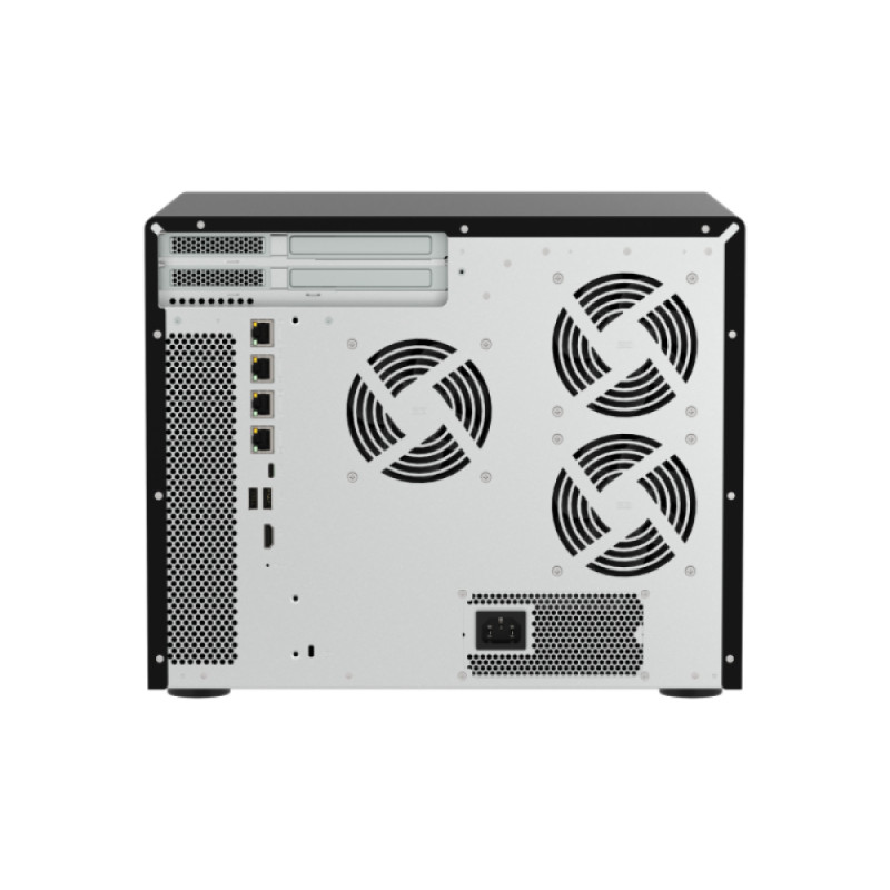 QNAP TVS-h1677AX-R5-16G (AMD Ryzen 5, ZFS, 16GB DDR5 RAM, 12x 3,5'' + 4x 2,5'', 2x 2,5GbE, 2x 10GbE)