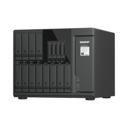 QNAP TVS-h1677AX-R5-16G (AMD Ryzen 5, ZFS, 16GB DDR5 RAM, 12x 3,5'' + 4x 2,5'', 2x 2,5GbE, 2x 10GbE)