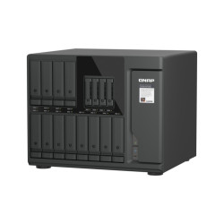 QNAP TVS-h1677AX-R5-16G (AMD Ryzen 5, ZFS, 16GB DDR5 RAM, 12x 3,5'' + 4x 2,5'', 2x 2,5GbE, 2x 10GbE)