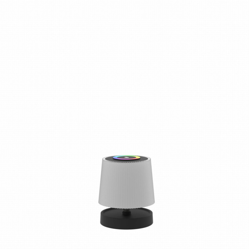 FELLOWES - Platinet PTL45RGB stolná LED lampa stmievateľná, dotykové ovládanie, integrovaná batéria 1200mAh, čierny