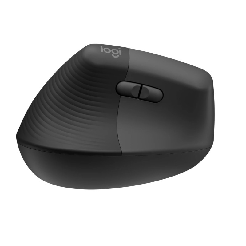 LOGITECH OEM - Logitech Lift/Vertikálna/Optická/Pre ľavákov/4 000 DPI/USB+BT/Grafitová