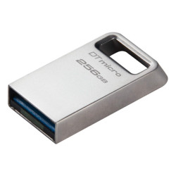 Kingston DataTraveler Micro/256GB/USB 3.2/USB-A/Strieborná
