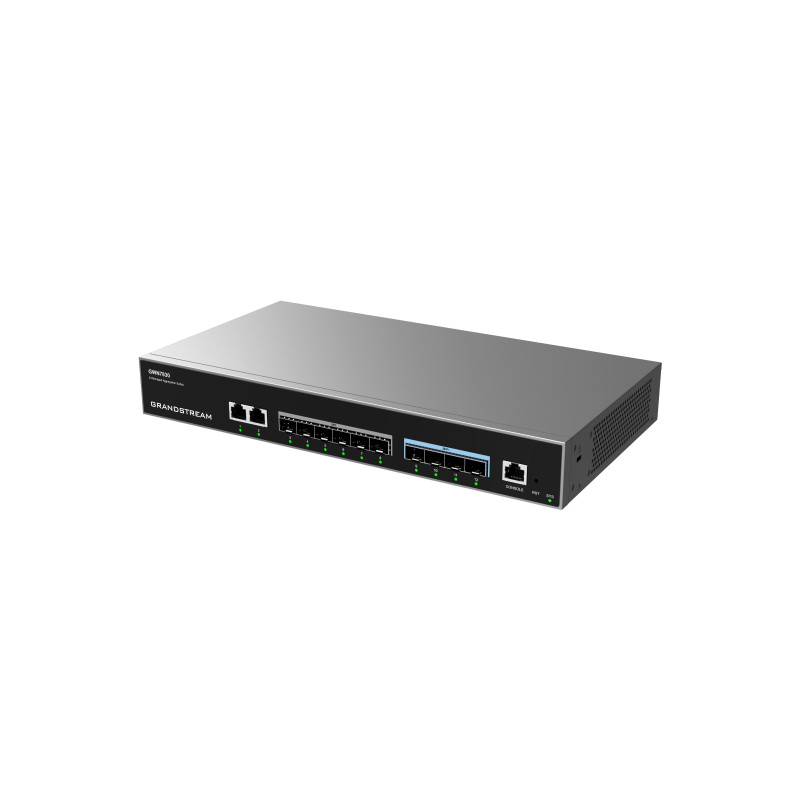 Grandstream GWN7830 L3 Managed Network Switch 2 GbE porty / 6 SFP / 4 SFP+, QoS, DHCP, CLI