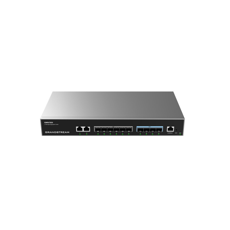 Grandstream GWN7830 L3 Managed Network Switch 2 GbE porty / 6 SFP / 4 SFP+, QoS, DHCP, CLI